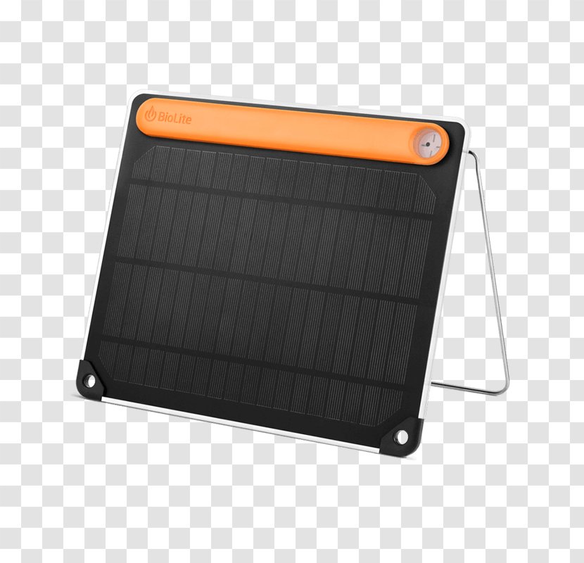 BioLite SolarPanel 5 Charge USB Power Bank Solar Panels Battery Charger - Biolite - Electricity Transparent PNG