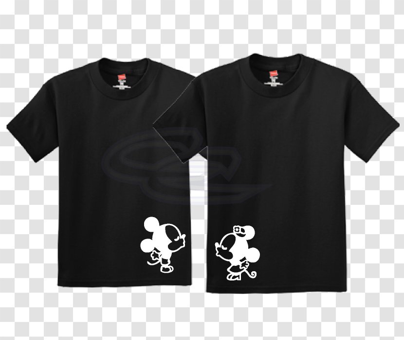 Mickey Mouse T-shirt Minnie Birthday - Black Transparent PNG