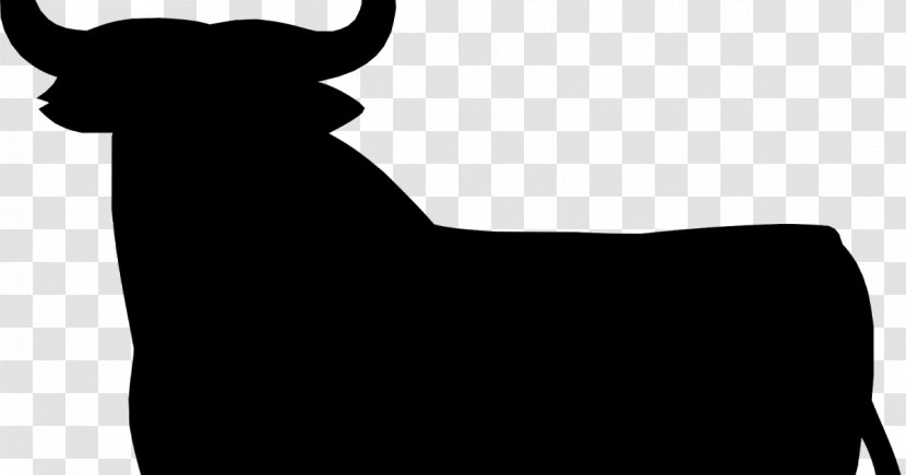 Spanish Fighting Bull Silhouette Taurine Cattle Osborne Group - Horn Transparent PNG