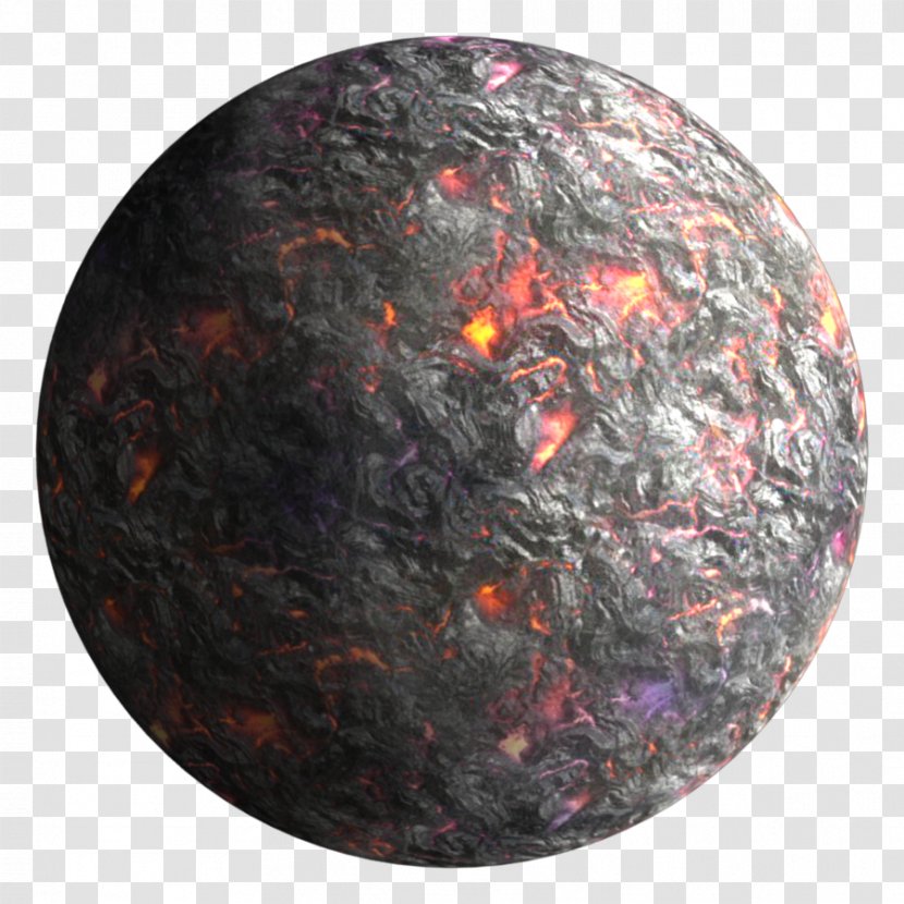 Lava Planet Fire - Planets Transparent PNG
