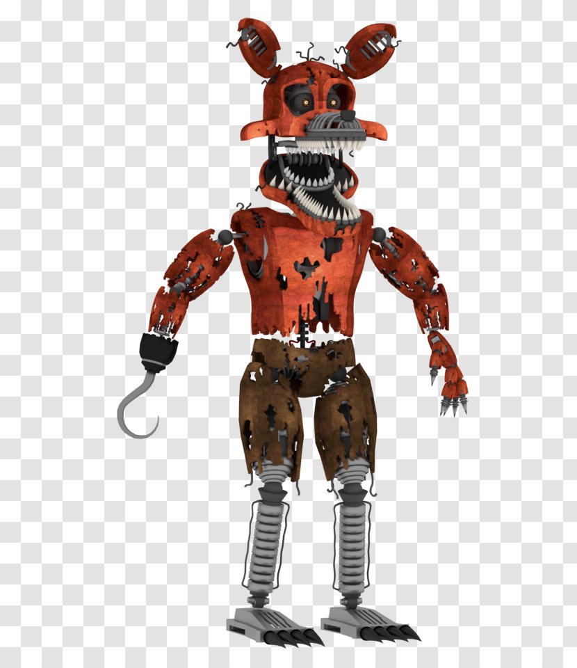 Five Nights At Freddy's 4 Freddy's: Sister Location Nightmare Human Body Animatronics - Costume - Foxy Transparent PNG