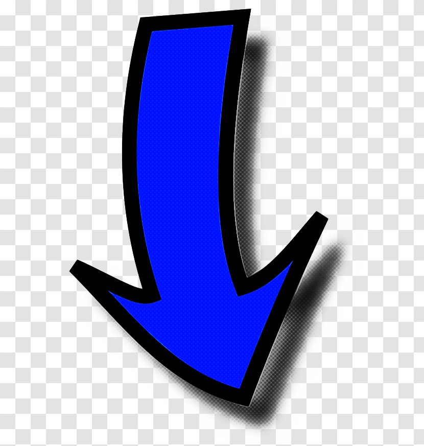 Arrow - Electric Blue - Symbol Transparent PNG