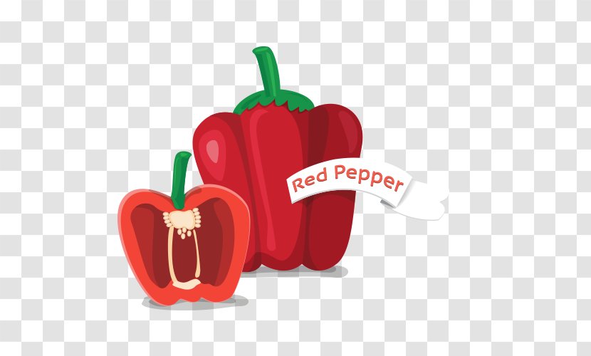 Bell Pepper Chili Vegetable - Food - Hand-painted Vegetables Transparent PNG