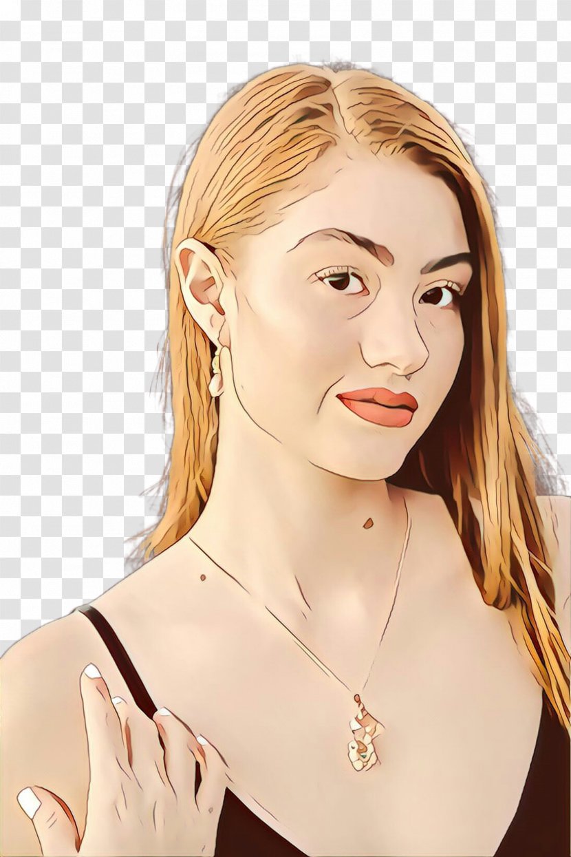 Hair Face Skin White Chin - Nose - Beauty Transparent PNG