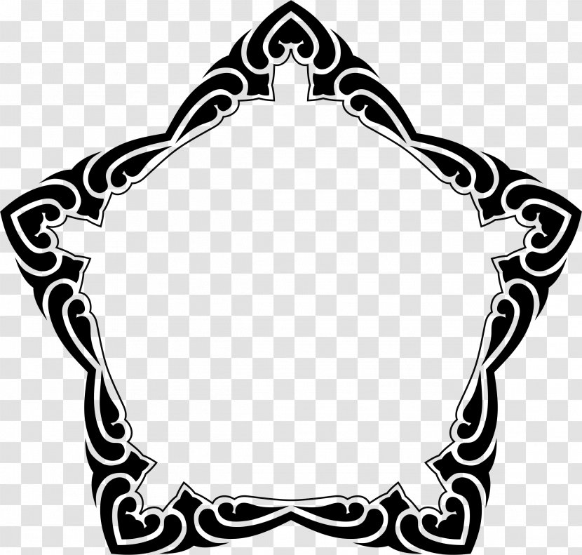 Black And White Clip Art - Monochrome Photography - Square Frame Transparent PNG