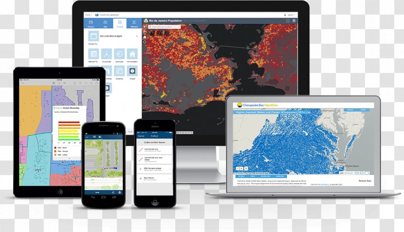 ArcGIS Esri Map Geographic Information System Computer Software - Multimedia - Data And Transparent PNG