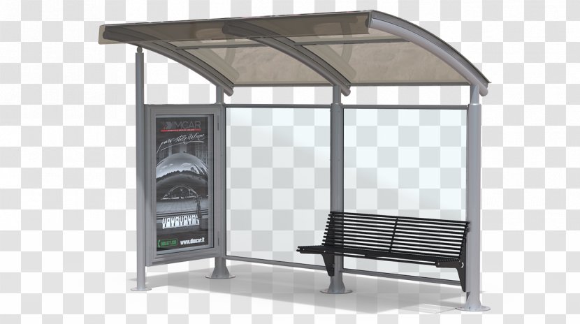 Bus Stop Abribus Shelter Street Furniture - Printing - Billboard Designs Transparent PNG