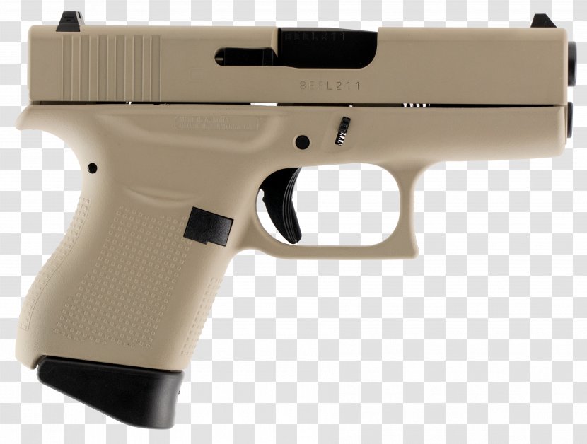 Trigger Firearm Glock 43 9×19mm Parabellum - Air Gun - Handgun Transparent PNG