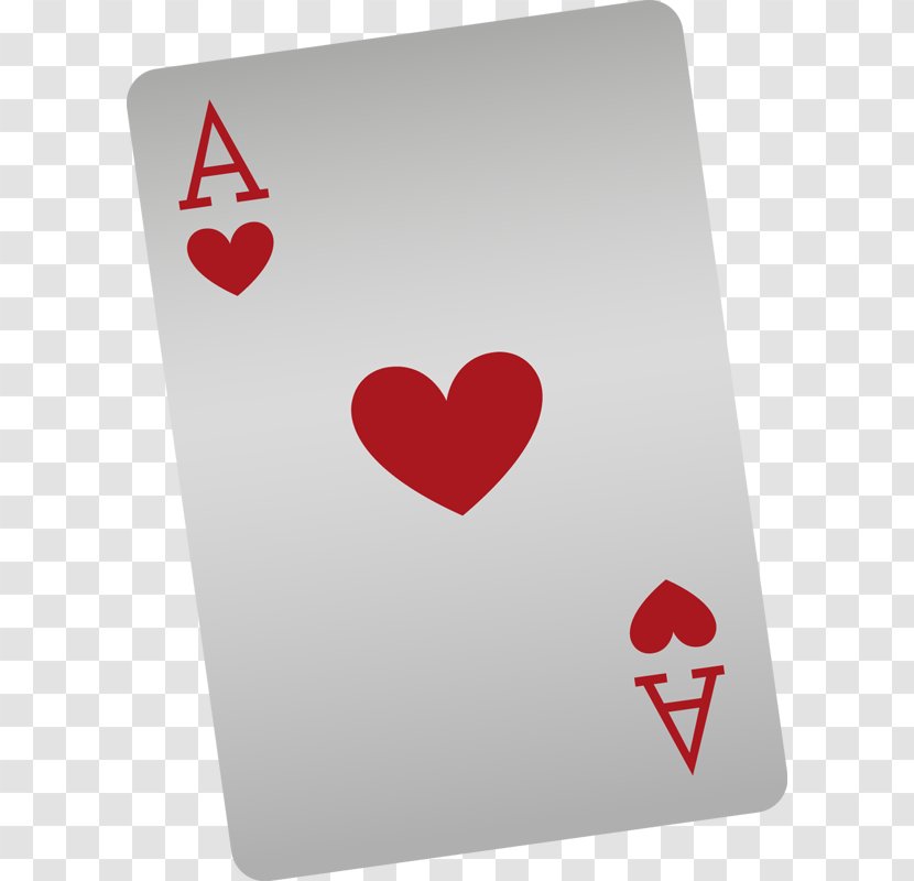 Playing Card Game Heart - Cartoon - Hearts A Transparent PNG