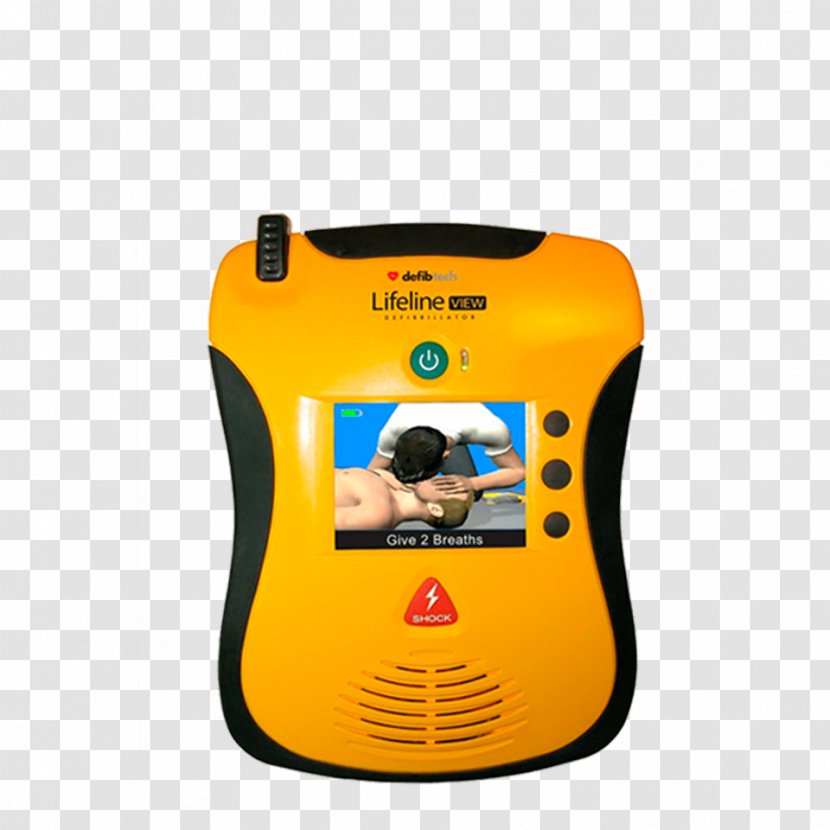 Automated External Defibrillators Defibrillation First Aid Supplies Electrocardiography Cardiopulmonary Resuscitation - Technology - Lifeline Transparent PNG