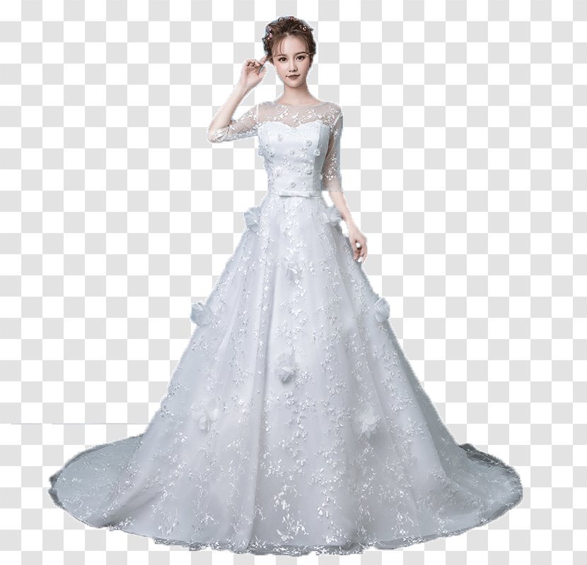 Wedding Dress Bride Clothing Formal Wear - Watercolor - Sen Department Of Transparent PNG