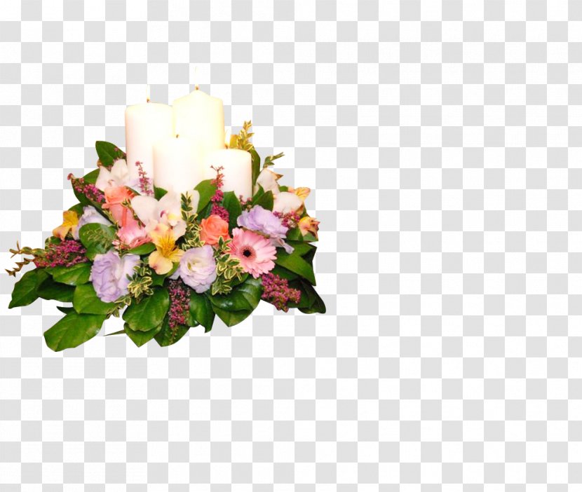Floral Design Cut Flowers Flower Bouquet Wreath - Small Fresh Style Transparent PNG