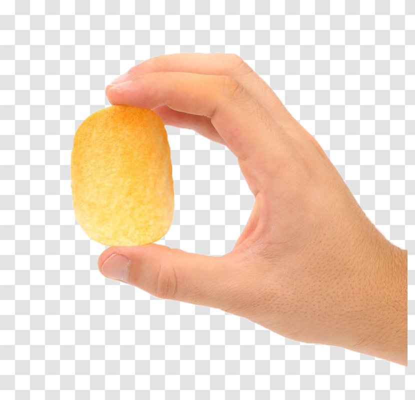 French Fries Potato Chip Snack Banana - Hand - Holding Chips Transparent PNG