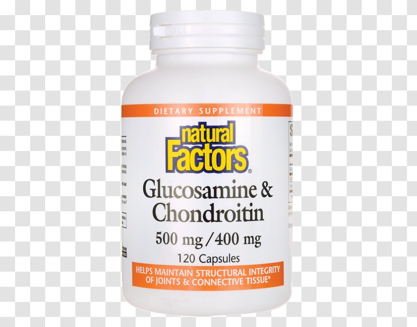 Dietary Supplement Chondroitin Sulfate Glucosamine Capsule - Osteoarthritis - Turmeric Starch Transparent PNG