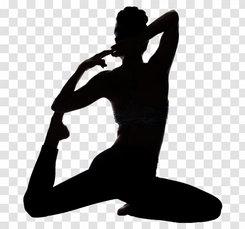 Silhouette Physical Fitness Black - Arm - Yoga Teaching Transparent PNG