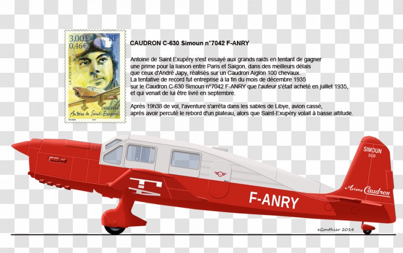 Caudron Simoun Monoplane Aircraft Airplane C.460 - Simoom Transparent PNG