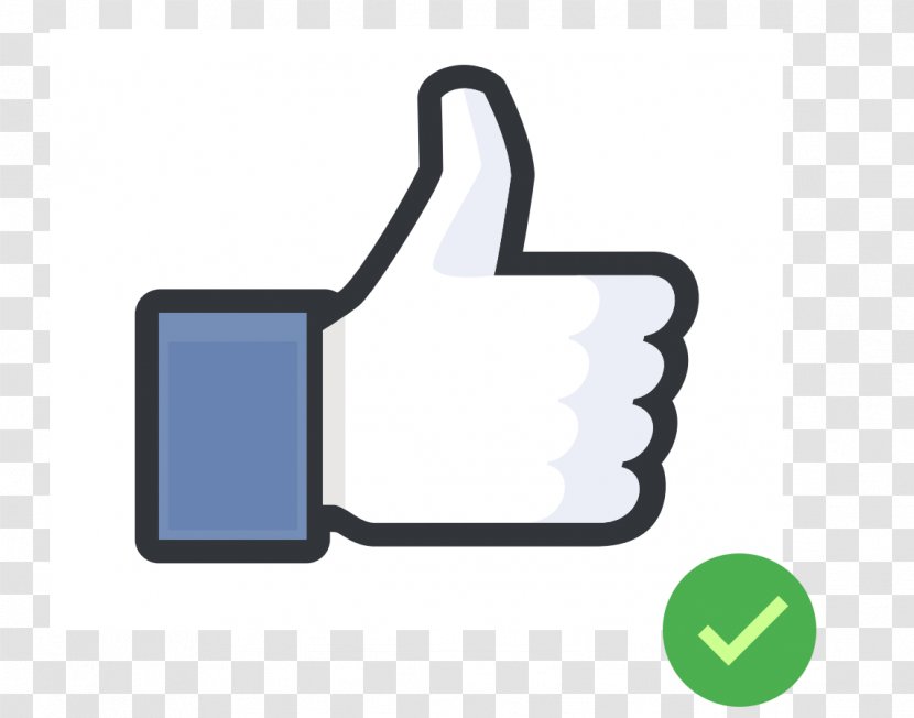 Social Media Facebook Like Button - Thumb Signal - Icon Transparent PNG