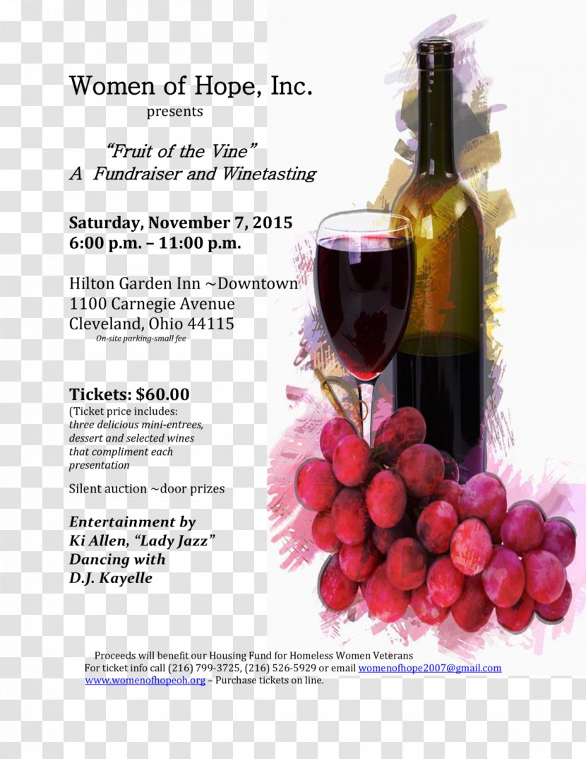 Red Wine Glass Bottle Dessert - Jazz Festival Flyer Transparent PNG
