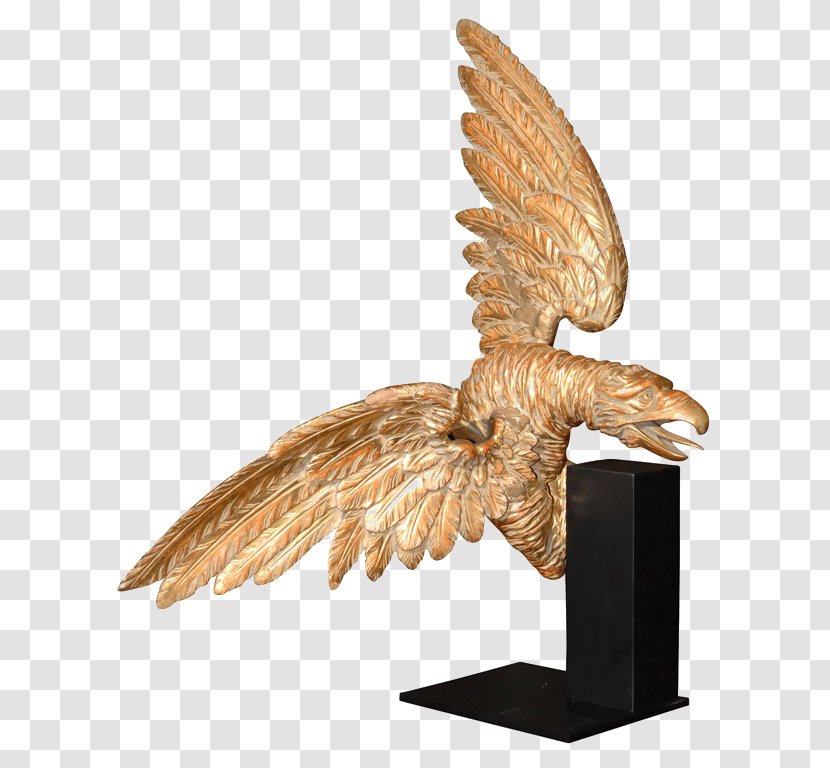 Sculpture Eagle Work Of Art Falcon - Fauna Transparent PNG