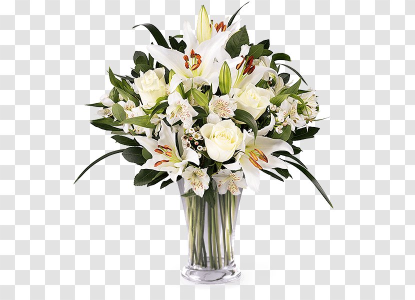 Rose Flower Bouquet Lily Delivery - Lg Chocolate Transparent PNG