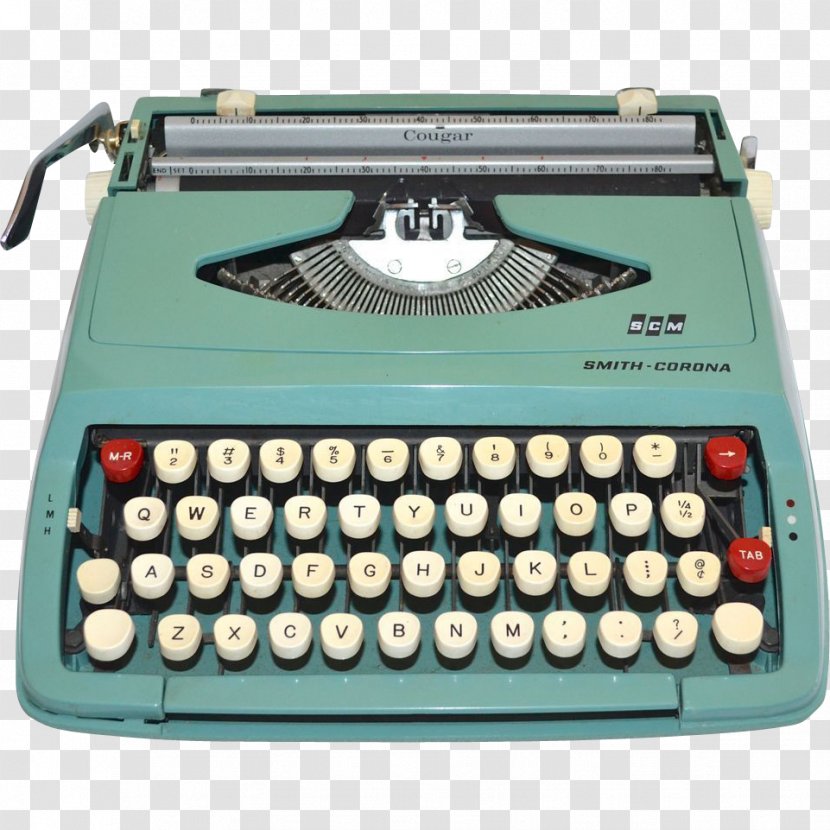 Royal Typewriter Company Smith Corona Machine IBM Electric - Electronics - Silhouette Model Transparent PNG