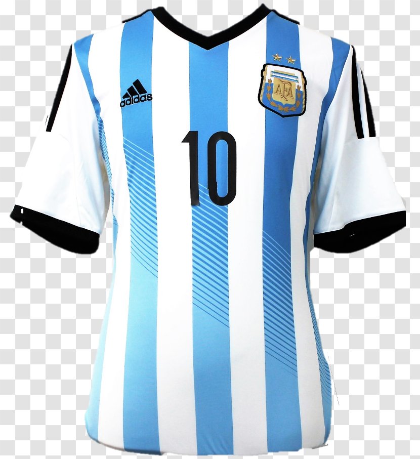 Argentina National Football Team 2014 FIFA World Cup Final FC Barcelona Jersey - Shoulder - Alex Ferguson Transparent PNG