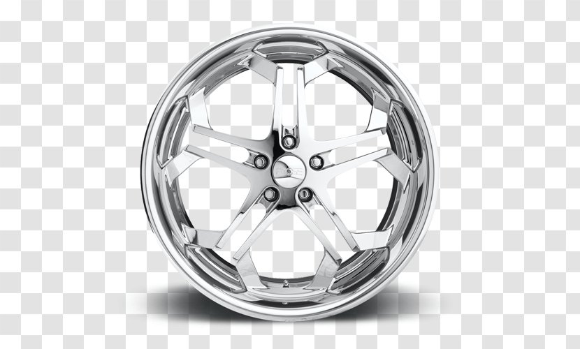 Alloy Wheel Spoke Rim Body Jewellery - Silver Transparent PNG