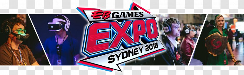 EB Games Expo Brand Australia - Advertising - Banner Transparent PNG