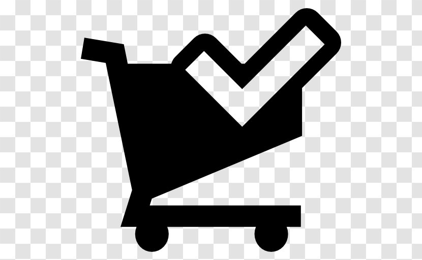 Shopping Cart Software E-commerce Symbol Arrow - Black And White Transparent PNG