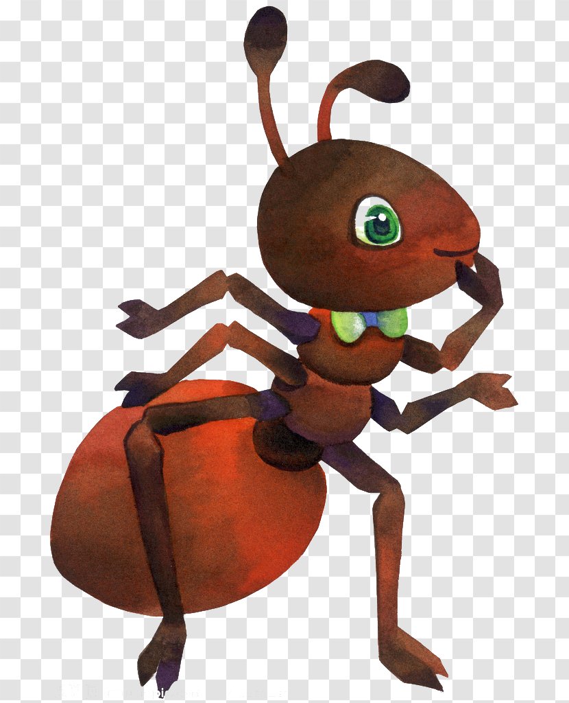 Ant Cartoon Animation - Honey Bee - Children Draw Ants Transparent PNG