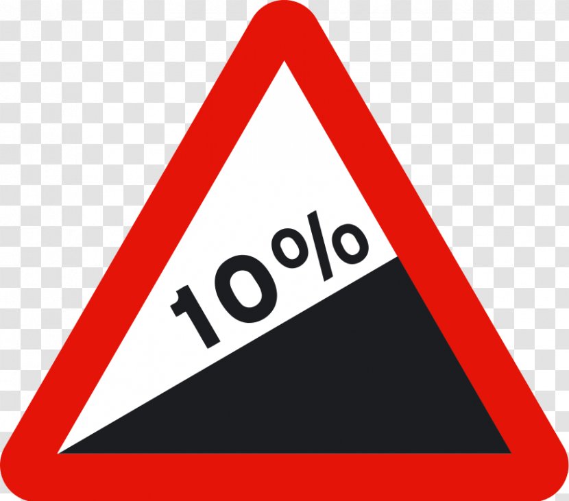 Traffic Sign Road Warning Grade - Signal Pictures Transparent PNG