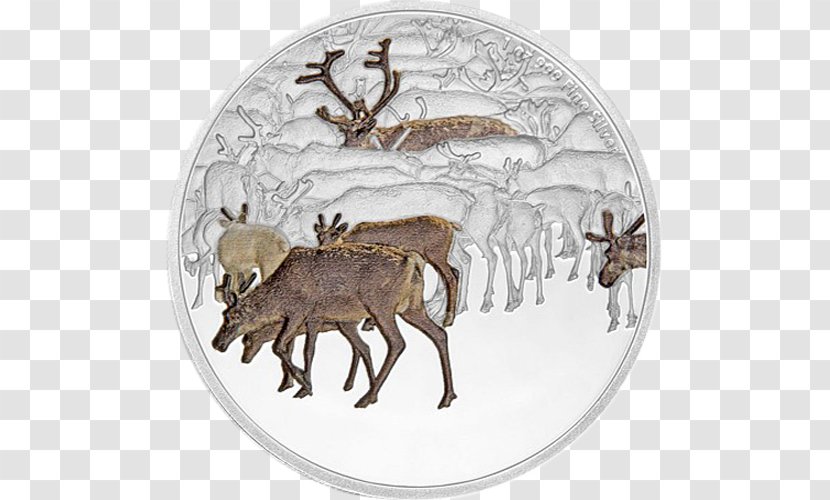 Reindeer Silver Coin Gold Transparent PNG