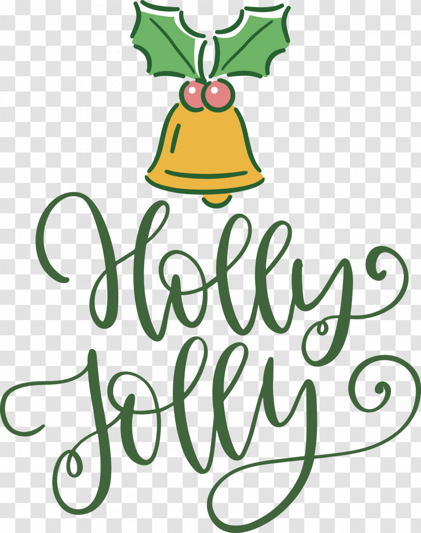 Holly Jolly Christmas Transparent PNG