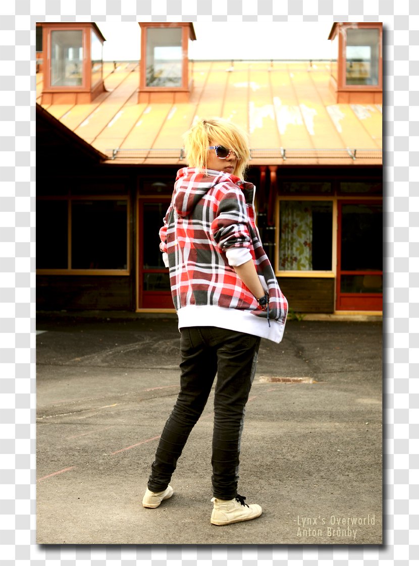 Tartan Jeans Coat Outerwear Jacket - Watercolor Transparent PNG