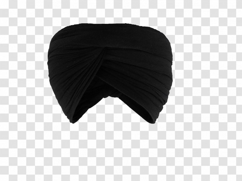 Cap Black Turban Seam Polyester - Navy Blue - Sikh Khanda Transparent PNG