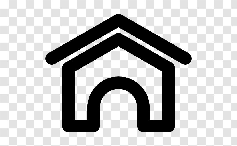 Logo House Home Building - Outline Transparent PNG