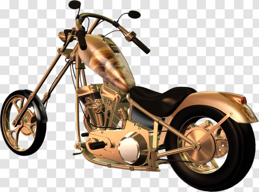 Chopper Motorcycle - Photoscape - Retro Cool Transparent PNG