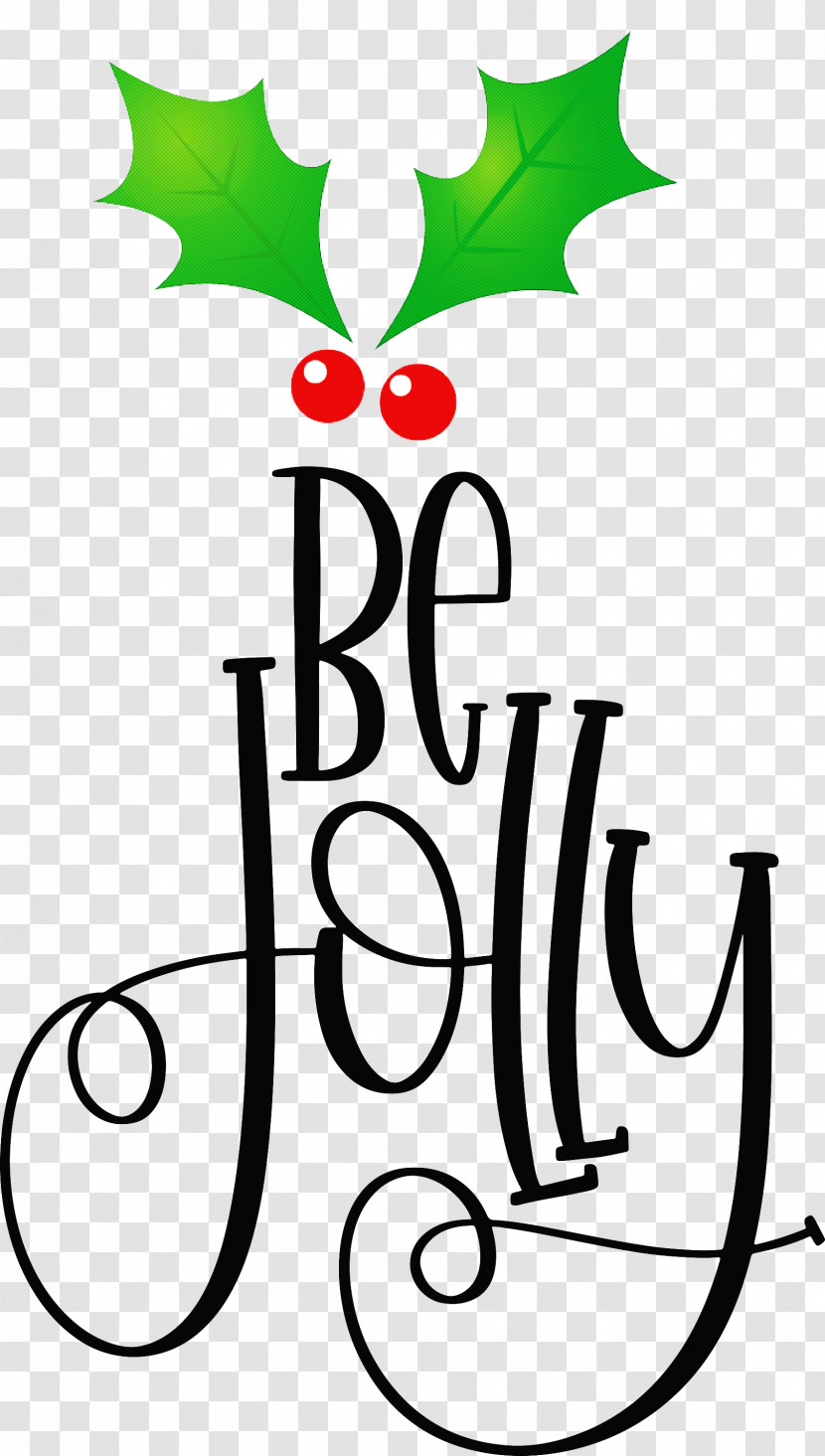 Be Jolly Christmas New Year Transparent PNG