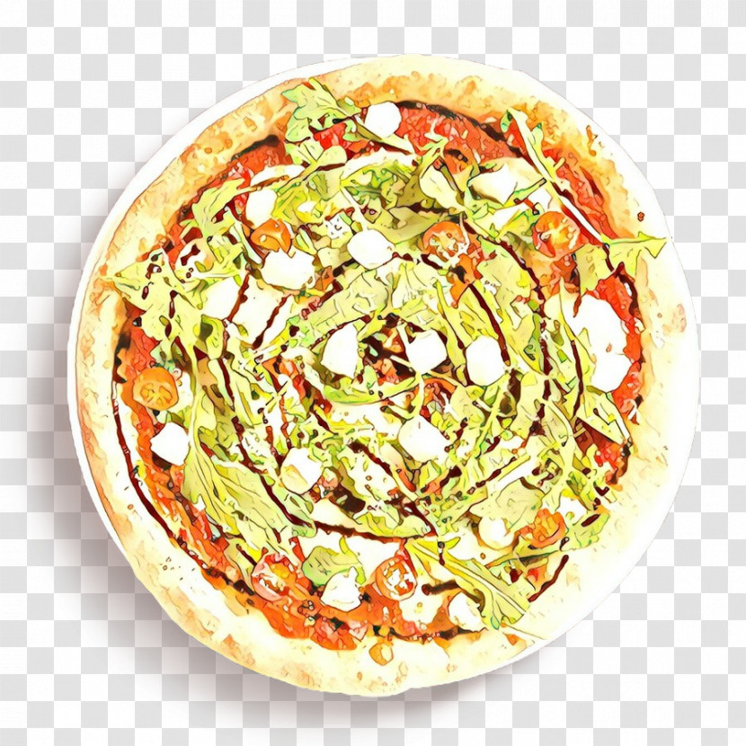 Dish Food Cuisine Pizza Flatbread Transparent PNG