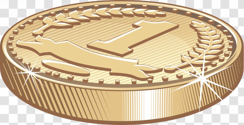 Clip Art Gold Coin Dollar American Numismatic Association Transparent PNG