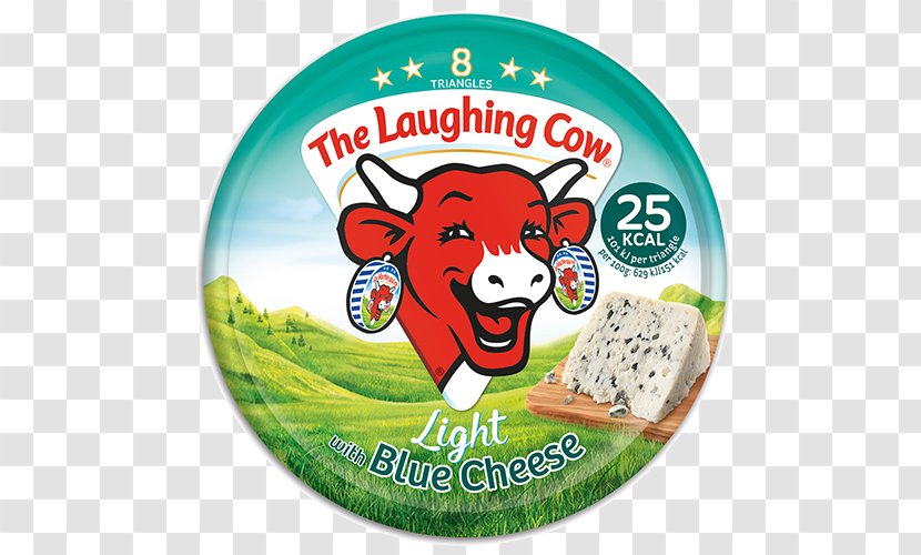 The Laughing Cow Blue Cheese Cattle Spread Transparent PNG