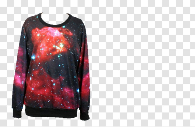 Sweater Hoodie T-shirt Galaxy Clothing - Printing Transparent PNG
