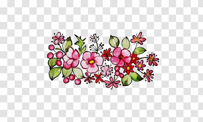 Floral Design - Paint - Wildflower Blossom Transparent PNG