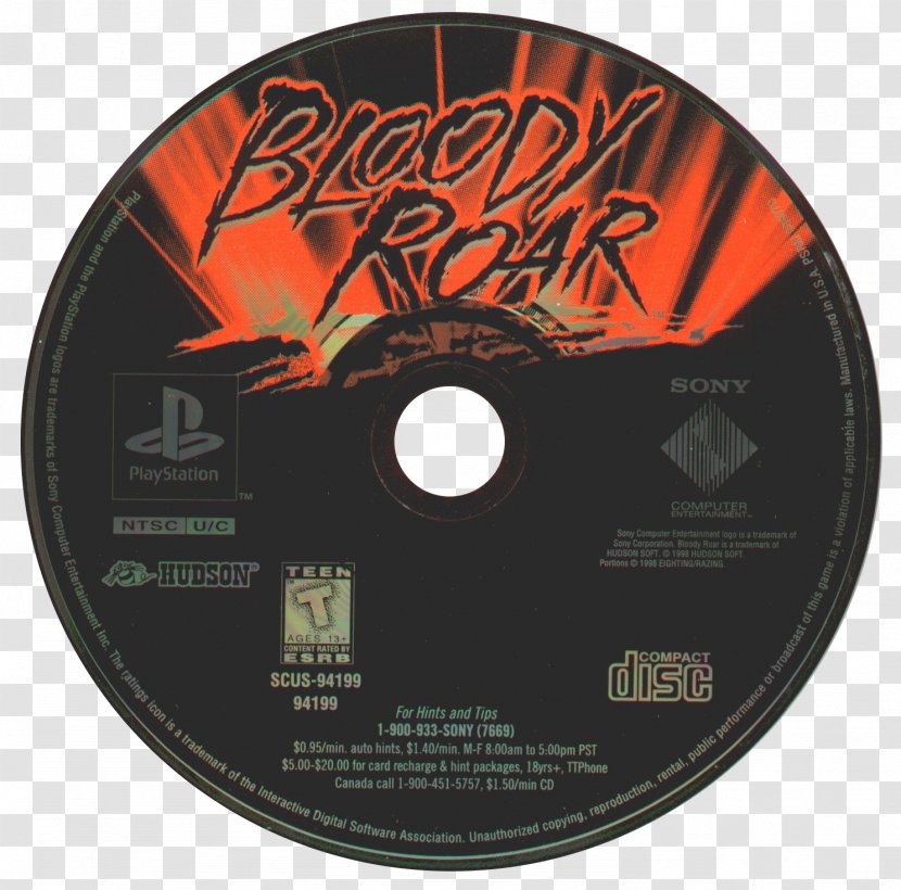 Bloody Roar 2 PlayStation Injustice Fighting Game - Compact Disc - Playstation Transparent PNG