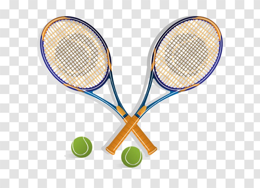 Racket Tennis Rakieta Tenisowa Clip Art - Game - Vector Transparent PNG