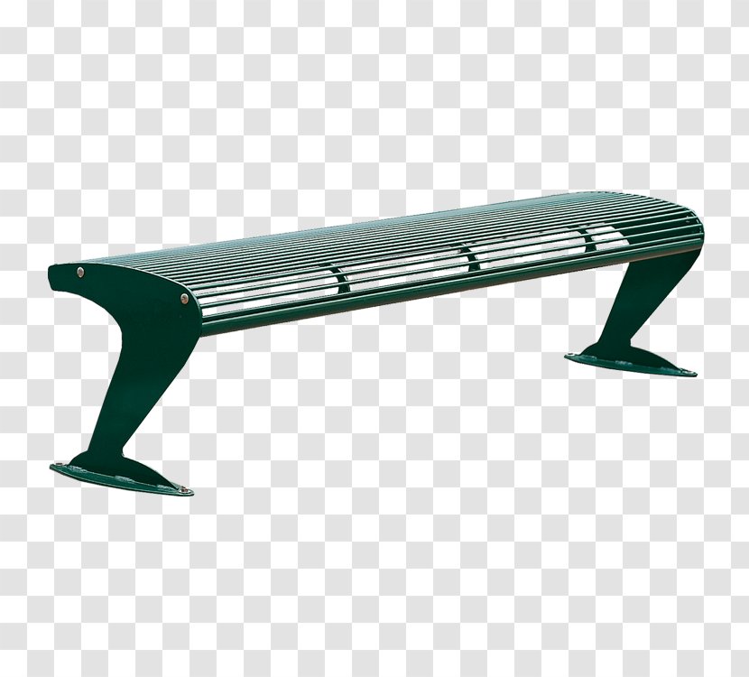 Bench Table Garden Furniture - Metal Transparent PNG