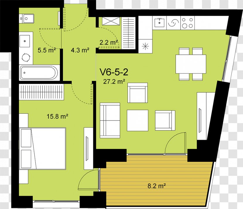 Floor Plan Architecture Facade House Property - Elevation Transparent PNG