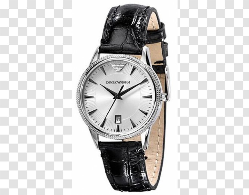 Emporio Armani AR2448 Watch Sportivo AR5905 Black Leather Strap Transparent PNG