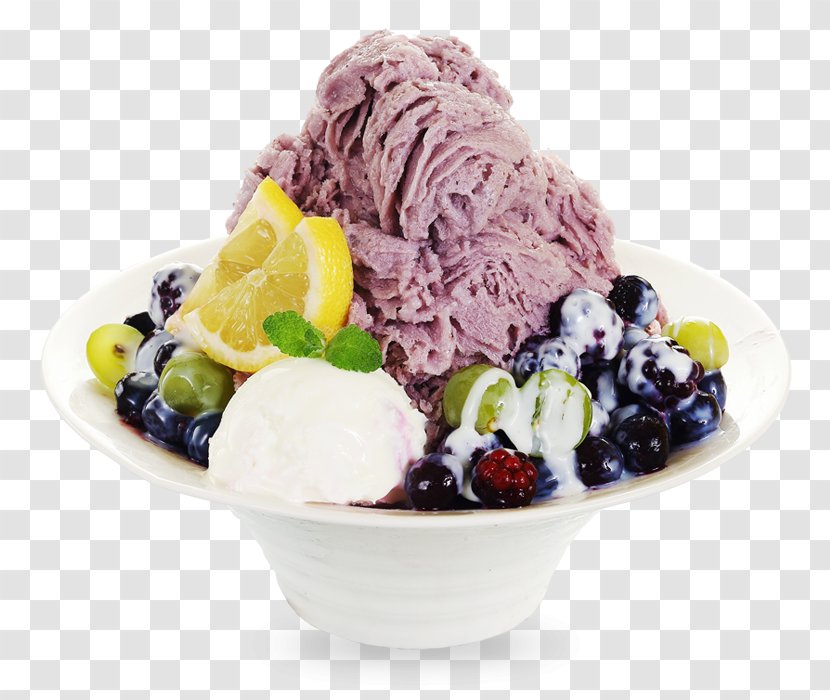 Frozen Yogurt Ice Cream Flavor Recipe Superfood - Gelato Transparent PNG