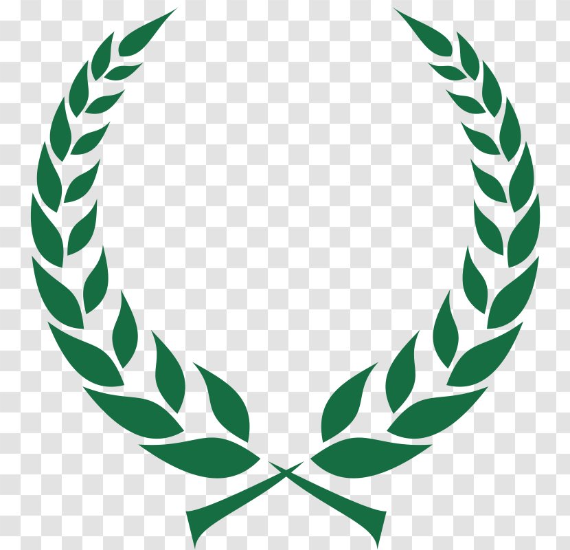 Laurel Wreath Olive Clip Art - Trophy - Leaf Transparent PNG